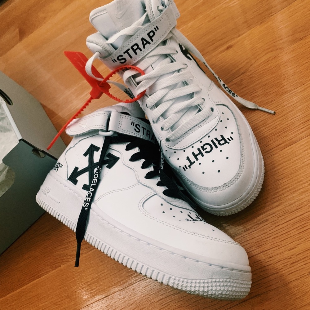 Off White Custom High tops(7Y)